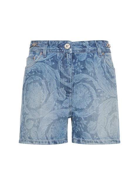 versace panty|versace denim shorts.